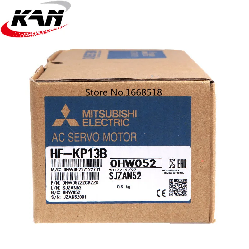 Imagem -03 - Motor Mitsubishi Servo Original com Encaixe Perfeito Kp13b Kp23 Kp23b Kp43 Kp43b Kp053 Kp053b Kp73b Elétrico para Mitsubishi Novo