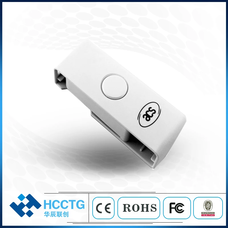 Pocket Mate สมาร์ทเครื่องอ่านการ์ดอินเตอร์เฟซ USB Type-C ISO7816 ACR39U-NF เครื่องอ่านการ์ด