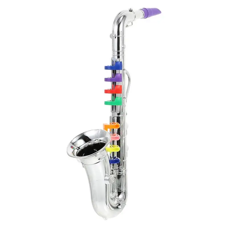 Children Simulation 8 Tones Saxophone Trumpet for Kids Children Beginners Early Educational Musical Toy Kids Toys Party Props