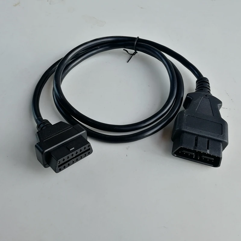 2024 High Quality OBDII OBD 2 16Pin OBD2 16 Pin Male To Female Transfer Car Diagnostic Cable and Connector