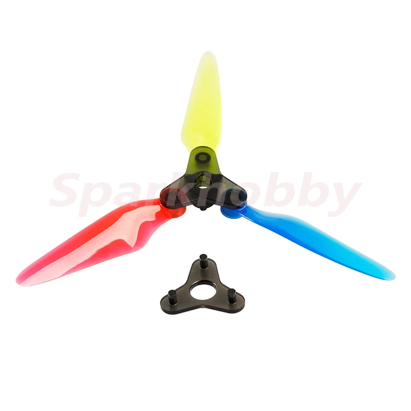 12PCS/2Pairs Brand New DALPROP Fold 5.1inch propeller 5.1x4.75 3-balde CW CCW DIY Portable Foldable prop for RC FPV Racing Drone