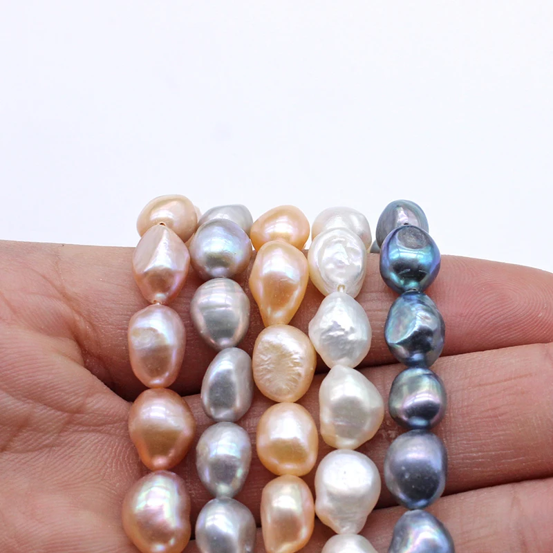 100% Natural Freshwater Pearl Beads Baroque Pearl Beads For Jewelry Making DIY Charm Pearl Bracelet Necklace 5-11mm Strand 15\'\'