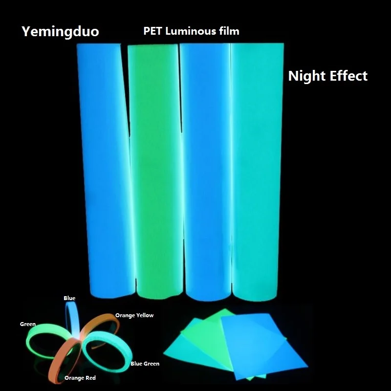 60cm Luminous Traffic Protective Material Film Self-adhesive Glowing Stage Striking Warning Safety Tape