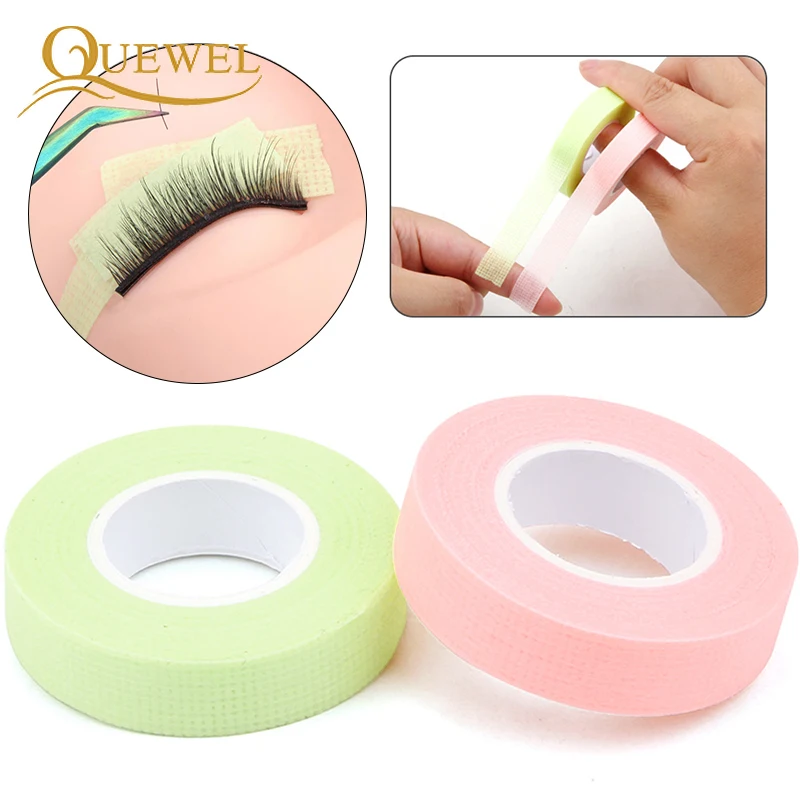 Quewel 4Pcs Grafted Eyelash Isolation Tape Non-woven Grafting Eyelashes Tapes Patches Breathable Under Eye Pads Makeup Tool