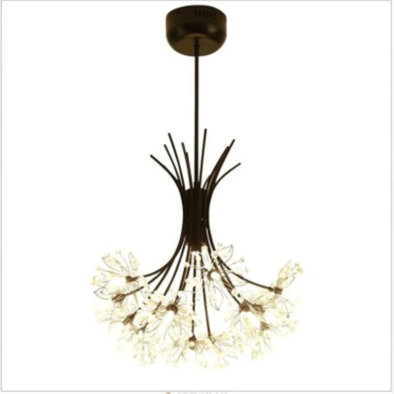 Nordic Modern Pendant Lights Creative Dandelion Artistic Pendant Lamps Crystal LED Fashion Bar Lamps for Living Room Dining Room