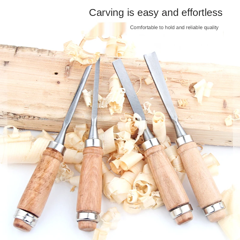 12pcs/set of handmade woodcarving hand chisel tool set DIY hand tools woodcarving knife tool set woodworking