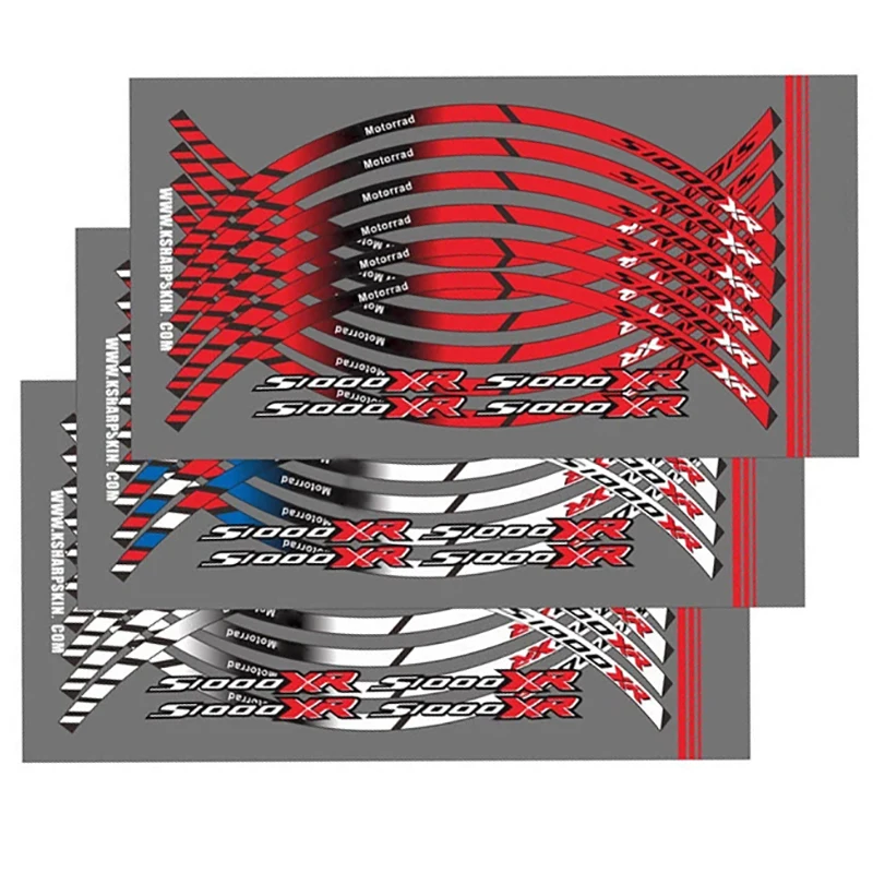

Светоотражающая наклейка на переднее и заднее колесо мотоцикла S1000XR, декоративная Водонепроницаемая наклейка, наклейка, аксессуары для BMW s1000xr S1000 XR