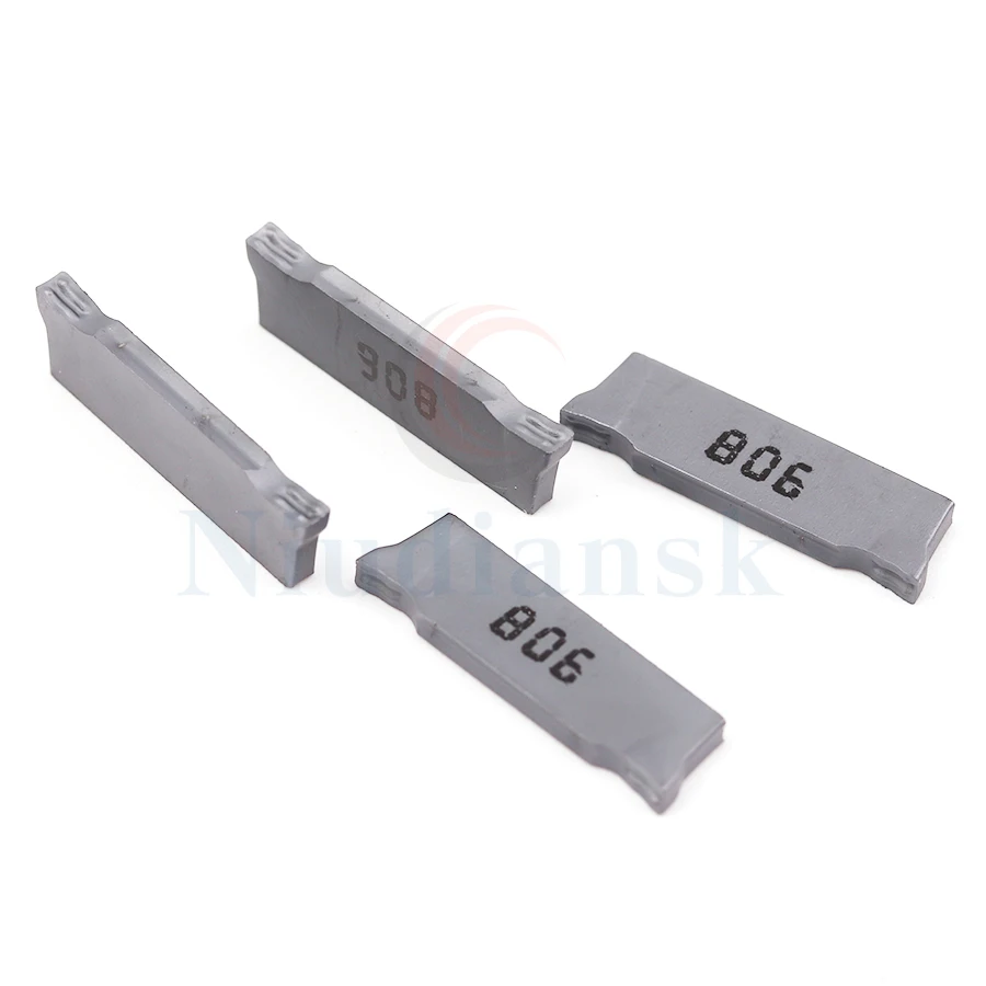 Herramientas de corte para torno de Metal, insertos de ranurado de carburo de alta calidad DGN 2002J IC907 DGN 2002J IC908, CNC, 10 Uds.