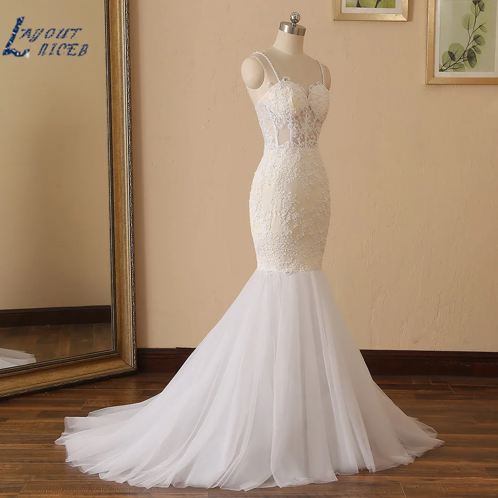 YQS016 Đầm Vestido De Noiva Nàng Tiên Cá Có Thể Tháo Rời Áo Cưới 2022 Sexy Hở Lưng Quyến Rũ Áo Cưới