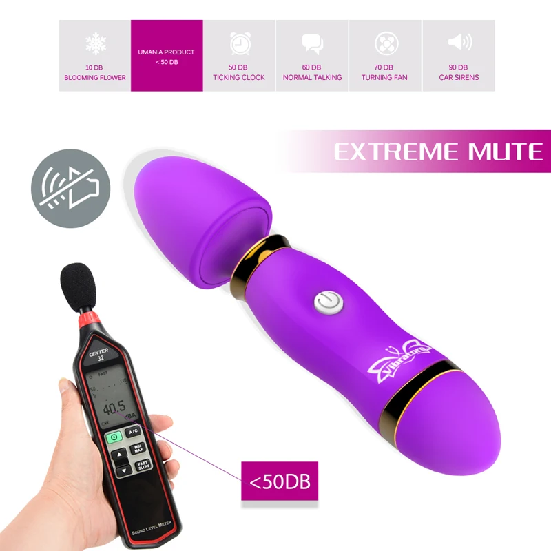 Powerful G-Spot Vibrator Magic Wand Dildo Women Clitoris Stimulator Vagina Nipple Massager Masturbator Anal Plug Adult Sex Toys