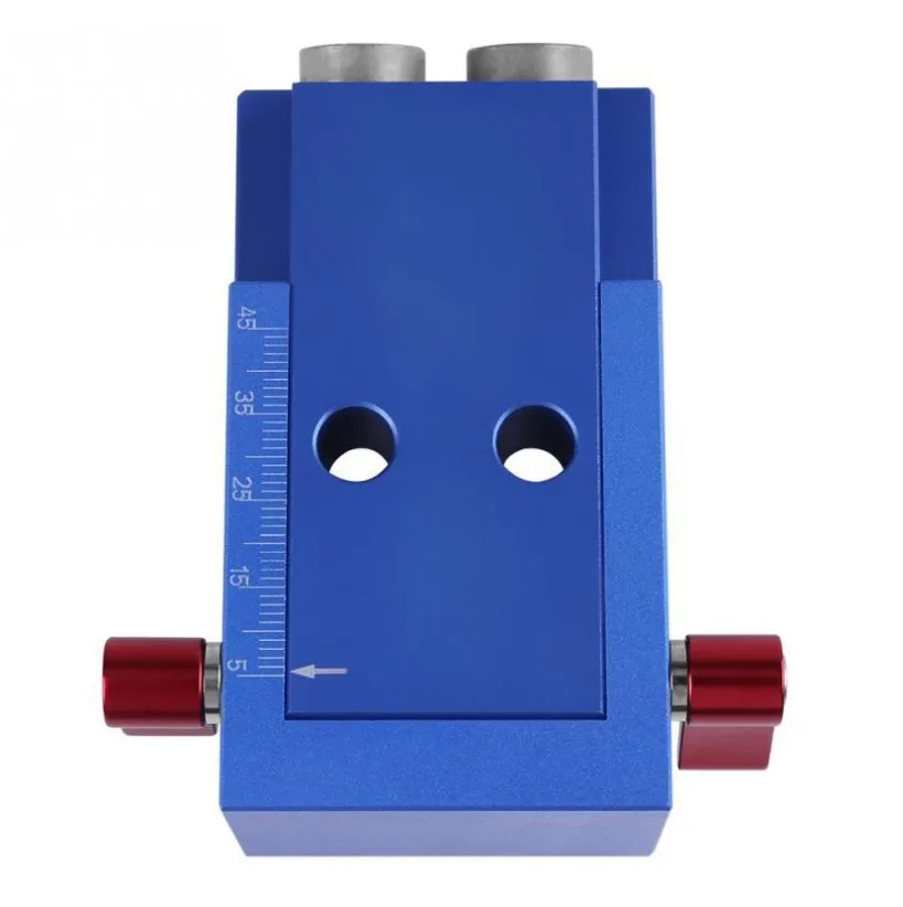 Mini estilo bolso buraco gabarito sistema para trabalho em madeira & marcenaria + passo broca & acessórios conjunto de ferramentas de trabalho em madeira com caixa