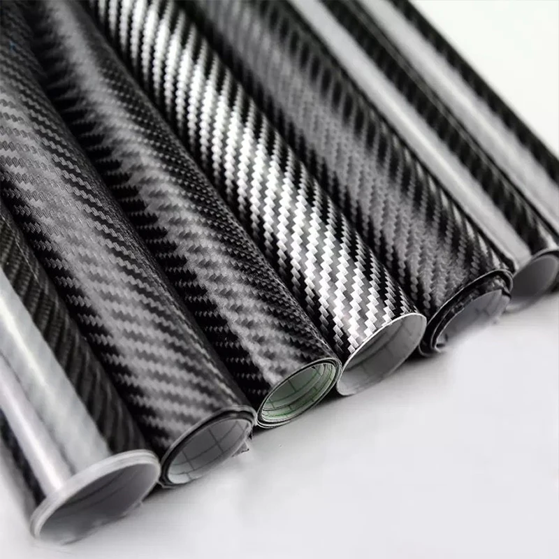 3D 4D 5D 6D Carbon Fiber Vinyl Bike Car Stickers Wraps Film Bicycle Motorcycle Auto Styling Accessories Laptop Phone Cover 152cm