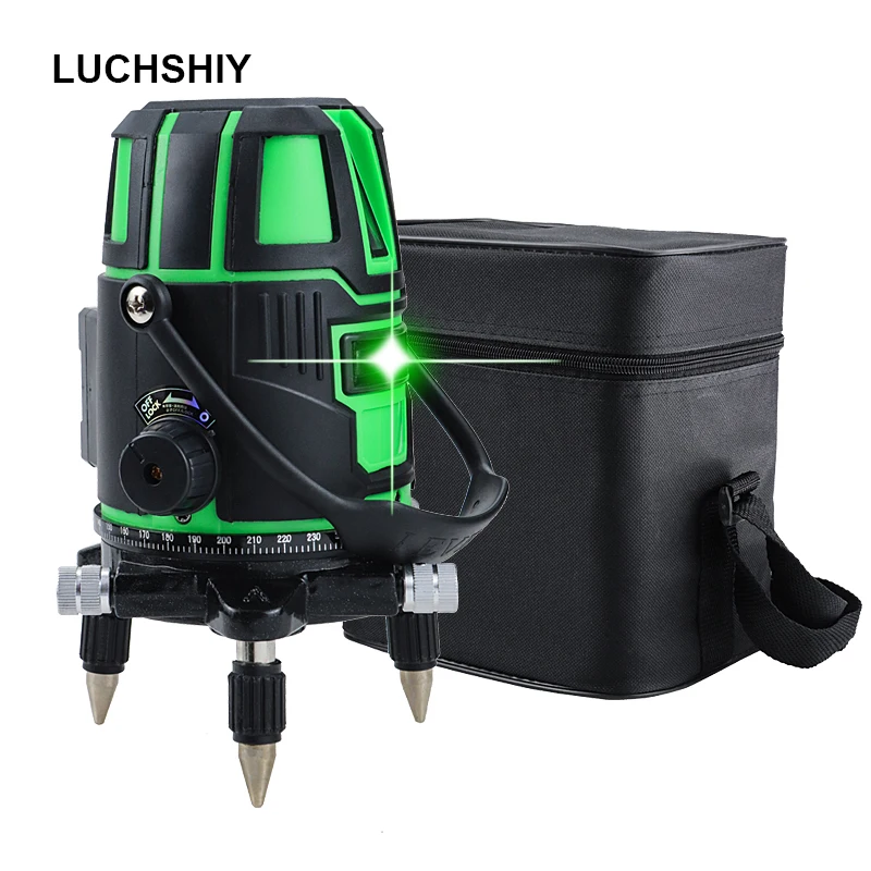 Laser Levels 2/3/5 Lines Self-leveling Horizontal And Vertical Cross Super Powerful Green Laser Beam 360 Rotatable Laser Levels