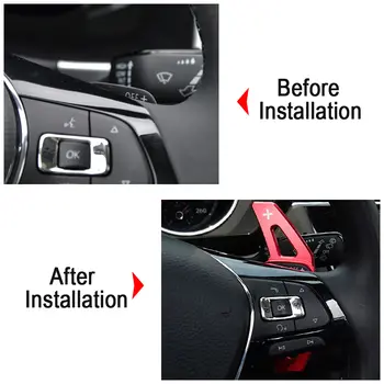 適用於大眾途觀 MK2、Volkswagen Arteon 2022、高爾夫7/8 款、Alltrack MK7、T-Cross、帕薩特 B8 的方向盤 DSG 換檔撥片延長件 8 最佳銷售 大眾帕薩特B8變體 - №1