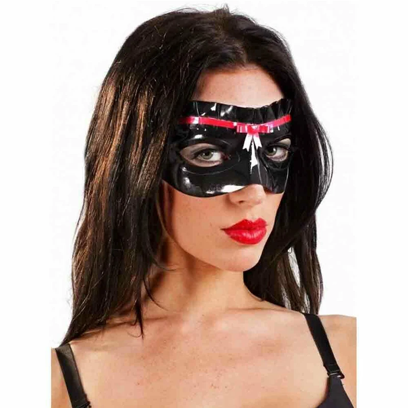 Ladies Latex Eye Mask,cosplay Party Eye Mask,high Elasticity,enhance Temperament