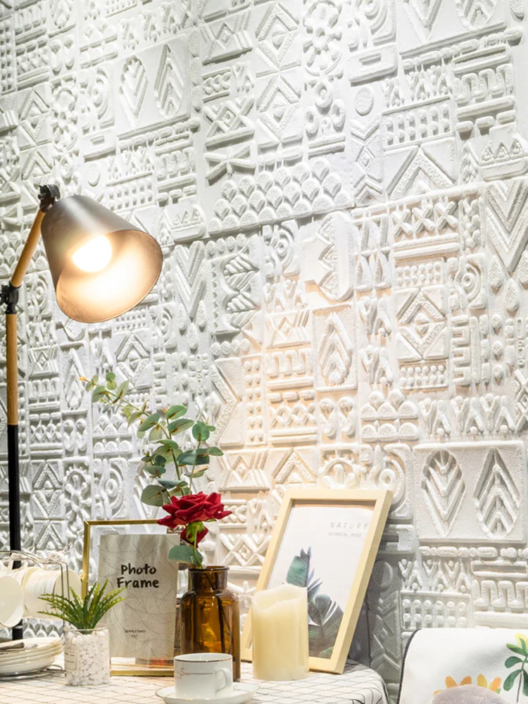 

TT New Foam Brick Stone Pattern Creative Art Stone Decorative Wallpaper Self-Adhesive 3D Wall Sticker Background Wall A31