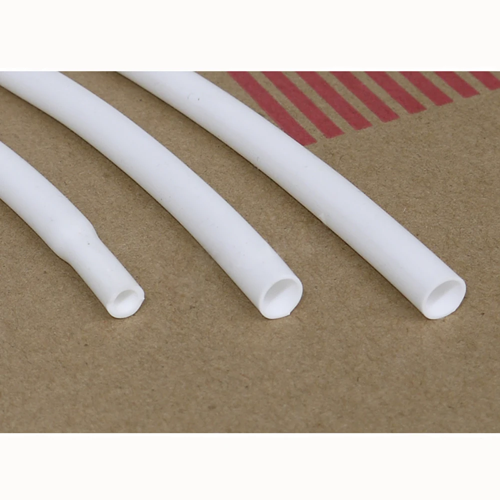 

White 1.7:1 Ratio Silicone Rubber Heat Shrink Tubing Flexible Heatshrink Tube 2500V 1/1.5/2/2.5/3/3.5/4/5/6/8/10/12/15/18mm