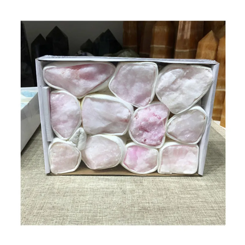 Natural Pink Aragonite Rough Crystal Healing Stones For Sale