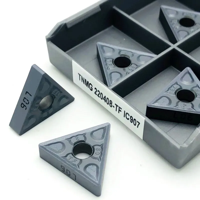 TNMG220404 TNMG220408 TF IC907 IC908 Bên Ngoài Dụng Cụ Xoay Carbide Dạng Tiện Bằng Máy CNC TNMG 220408 Dụng Cụ Cắt Biến Dạng
