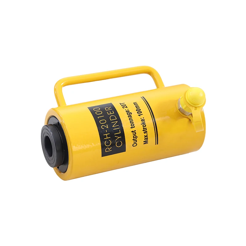 Hollow Hydraulic Cylinder RCH-20100 Hydraulic Jack with Tonnage of 20T, Work Travel of 100mm