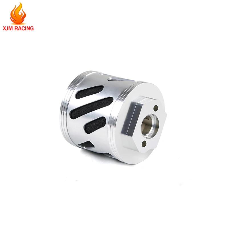 CNC Metal elewacja kąt zespół filtra powietrza zestaw do 1/5 Hpi Rofun Baha Rovan Kingmotor Baja 5b 5t 5sc 4wd Rc wyścigi części samochodowych