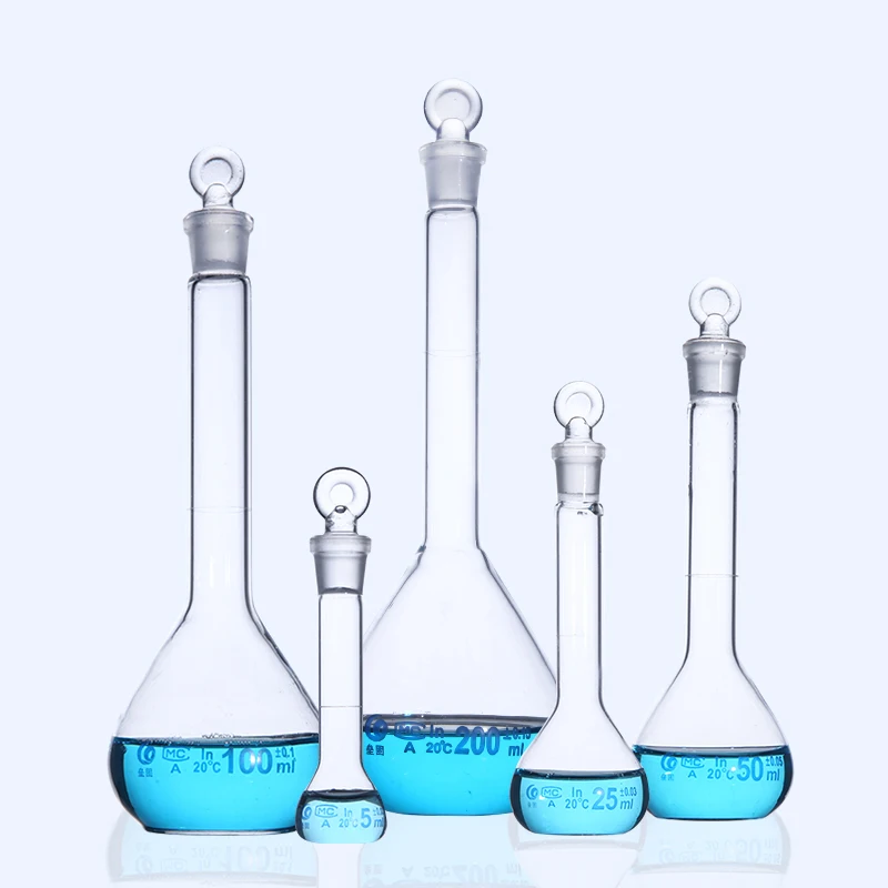 2 sztuk/partia 1-2000mL jasne laboratorium pomiarowe kolby miarowe ilościowe Shaker piknowmeter sprzęt laboratoryjny