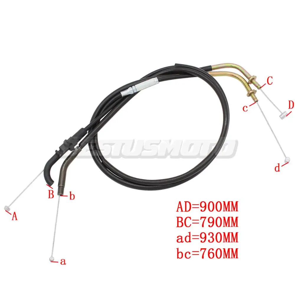 カワサキモーターサイクル用高品質スチールワイヤースロットルケーブル,カワサキER-6N ER6n ER650 2009 2010 2011 2012 2013 2014 2015 2016