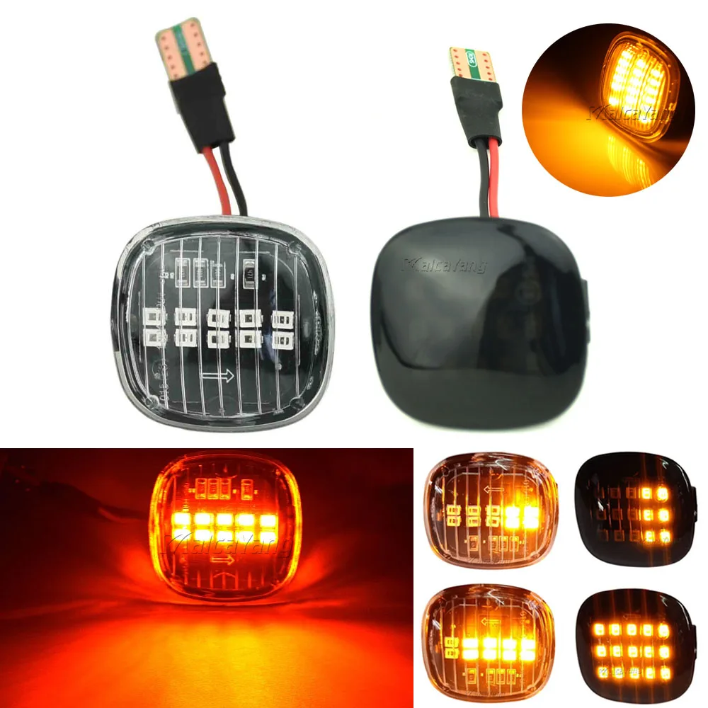 Dynamic LED Side Marker Turn Signal Repeater Light For Audi A3 A4 A8 Skoda Octavia Roomster Rapid Fabia Seat Cordoba Ibiza Leon