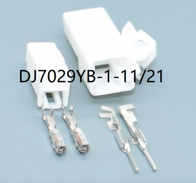 

200 sets 2 Pin Way 7282-5845 7283-5845 Auto Reader Coil Plug Male Female connector Foot socket lamp For Toyota DJ7029YB-1-11/21