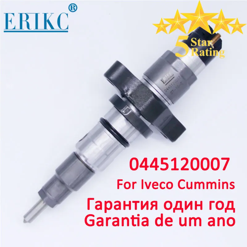 

0445120007 0986435508 Common Rail Injector 0445 120 007 New Fuel Nozzle Injection Assembly 0 445 120 007 for IVECO 2830957