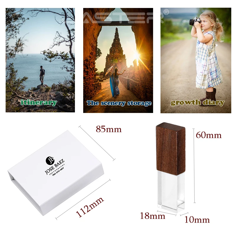 Jaster Usb 2.0 Flash Drives 128Gb Gratis Custom Logo Pendrive 64Gb Usb + Doos Huwelijkscadeau Memory Stick 32Gb Fotografie Pen Drive