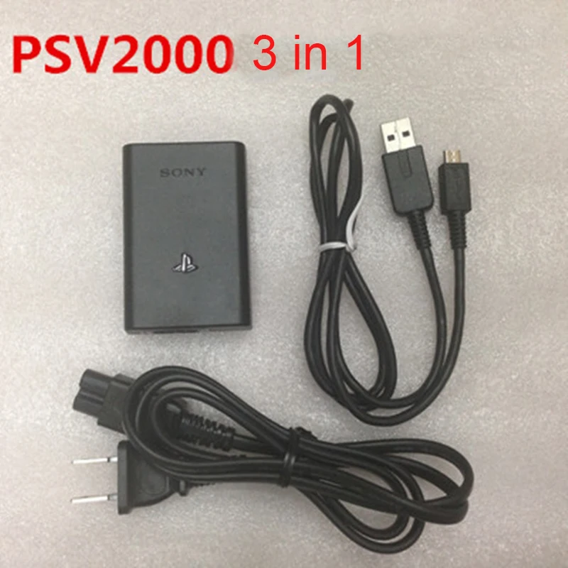 High Quality 3 IN 1  Power Adapter USB Charging Cable Data Transfer Charger Cable For PSV PSVITA 1000 VITA1000 vita2000 PSV2XXX