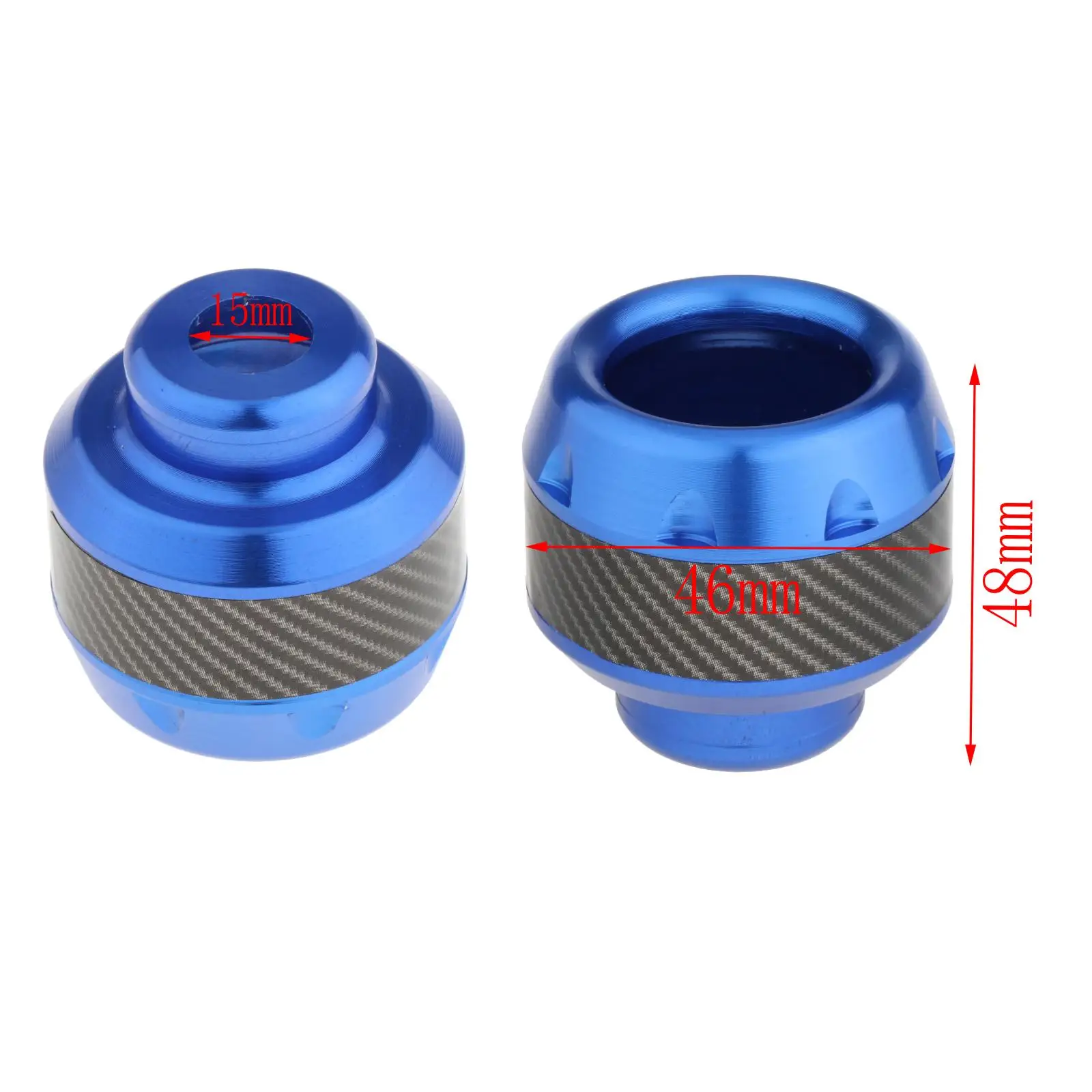 2 Pieces Universal Motorcycles Falling Protector Explosion-proof Front Fork Cups Aluminum Alloy Sliders Crash Motorcycles Parts