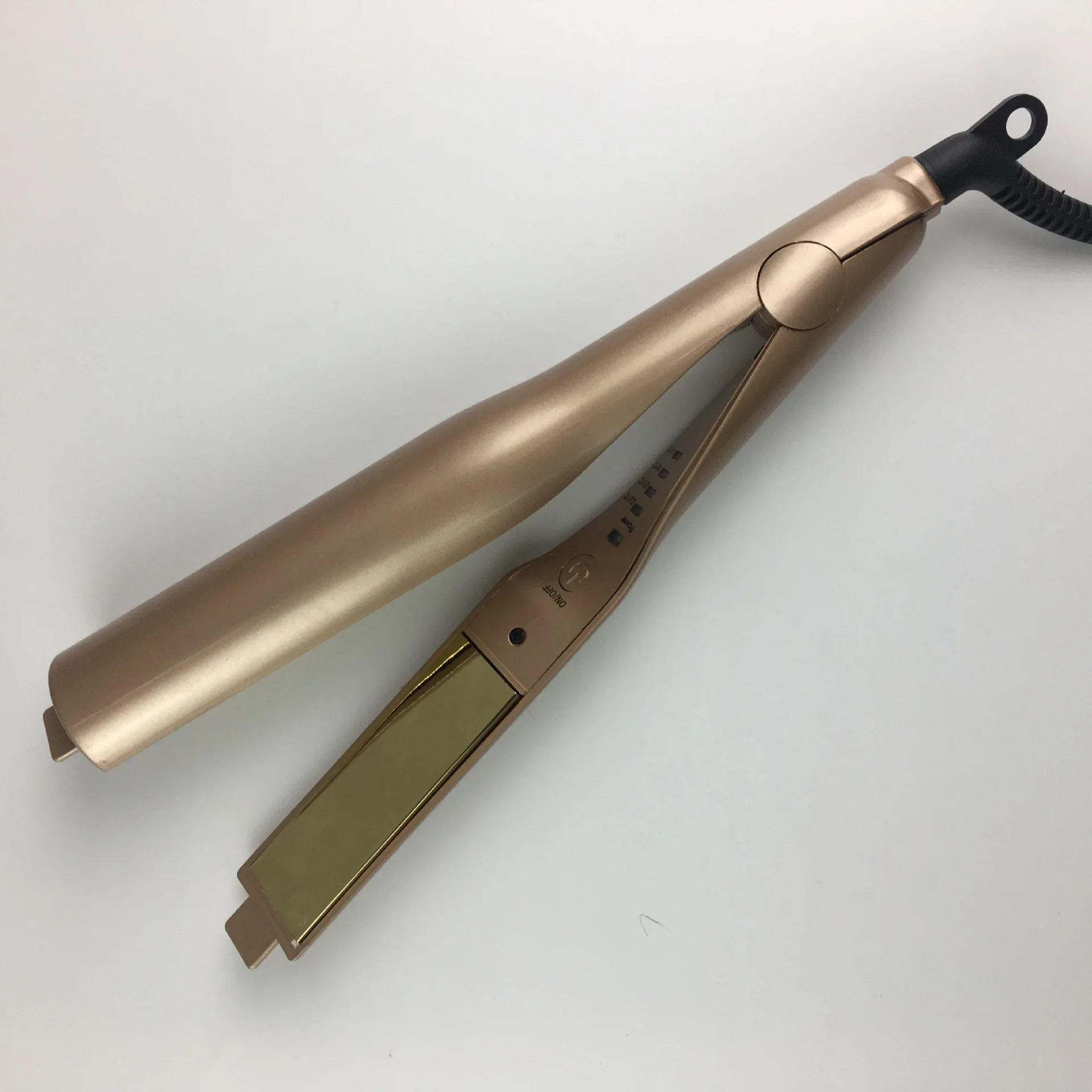 Curling and straightening dual-purpose hair straightener splint 4-speed temperature control hair straightener golden splint