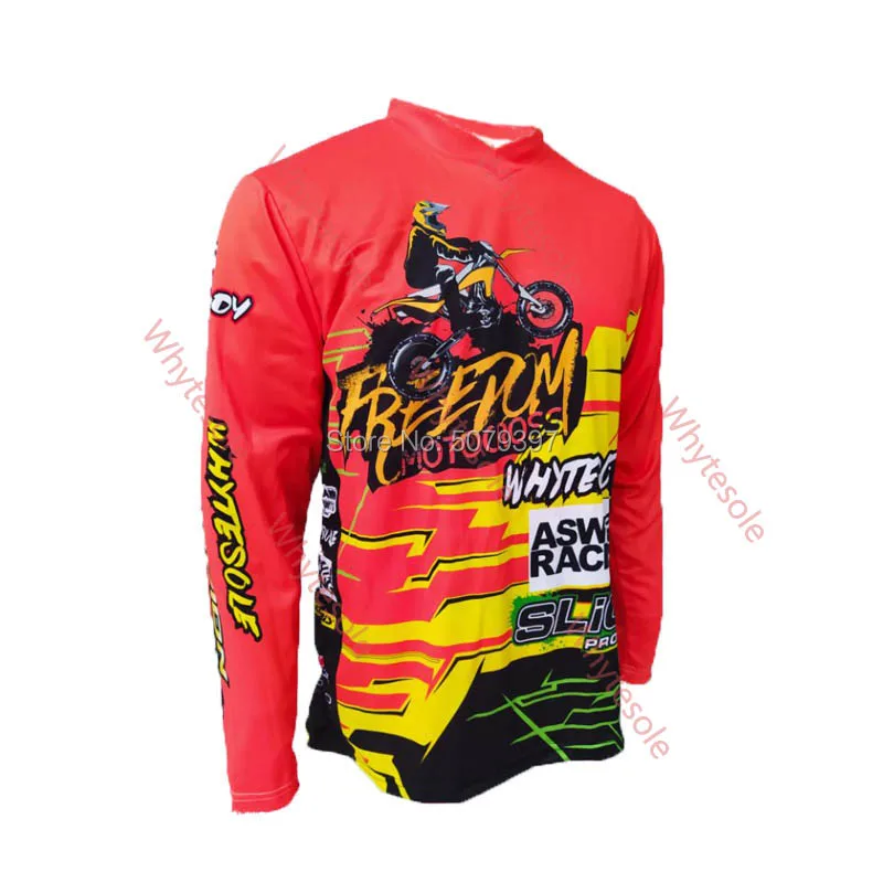 2021 enduro downhill jersey long moto Jersey racing Off road motorcycle motocross jersey  MX  Cycling Jersey hombre bmx racing