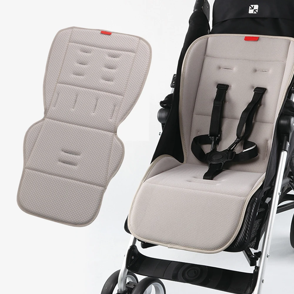 Ademend Wandelwagen Accessoires Universele Matras In Een Kinderwagen Baby Kinderwagen Liner Zitkussen Accessoires Vier Seizoenen Zachte Pad