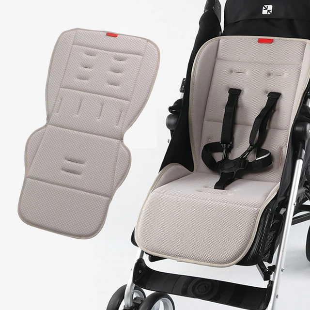 Oddychająca akcesoria do wózka dziecinnego uniwersalny materac w wózku do wózka dla dziecka Liner Seat akcesoria do poduszek cztery pory roku miękka podkładka