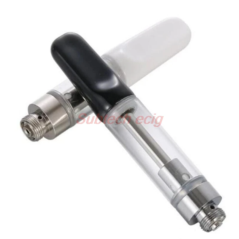 شيشه الكترونيه  فيب سحبة سيجارة  جهاز بخار سجارة الكترونية 100 قطعة CC-ELL خراطيش خزان السيراميك لفائف خرطوشة  لون الخشب الذهب 1 مللي 0.5 مللي 510 الموضوع سميكة النفط مبخر شمع البخاخة