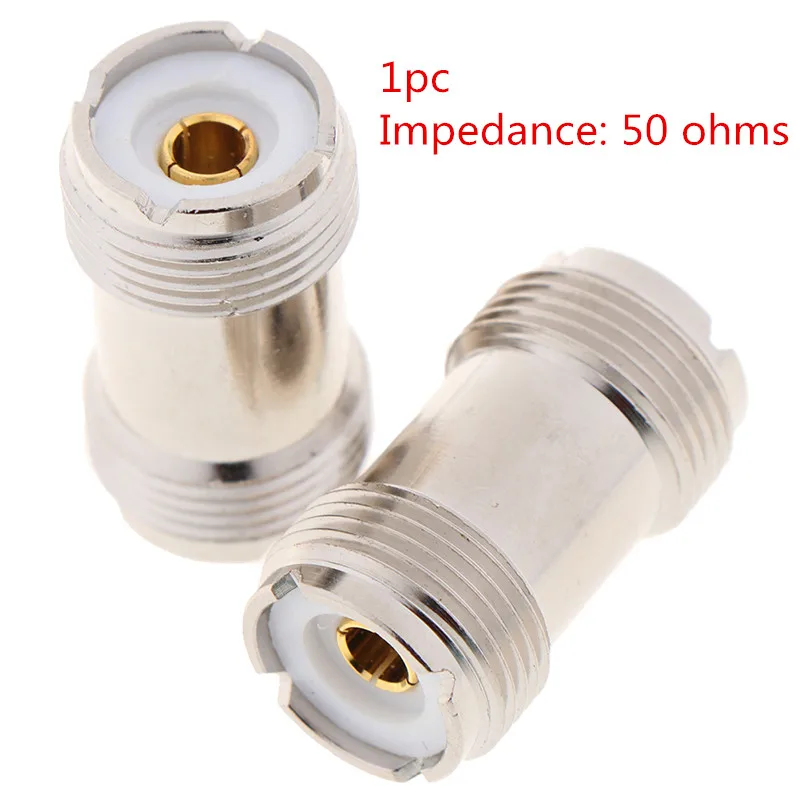 1pc SO-239 UHF Female To Female RF Coax Cable Adapter Connector For PL-259 High Quality