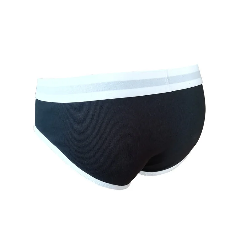 New Arrivals 2PCS/LOT Male Thread Cotton Underwear Men\'s Elasticity Briefs Breathable Underpants Cuecas White/Black S M L XL XXL