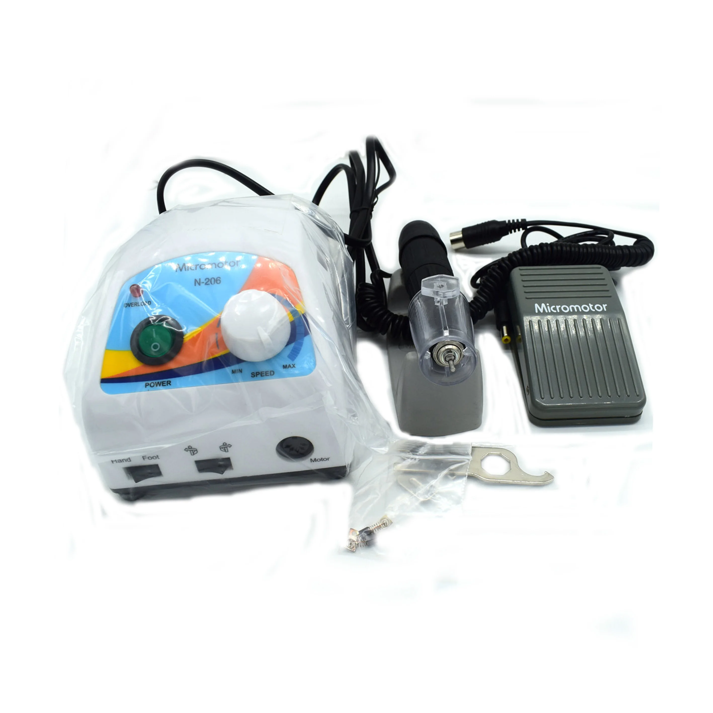 Dental Lab MARATHON Handpiece 35K RPM Electric Micromotor N206 Micro Polisher