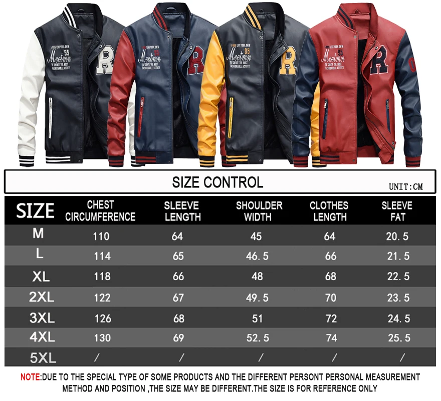 New Men Leather Jacket 2020 Baseball PU Jackets Male Casual Luxury Winter Warm Fleece Pilot Bomber Jacket Coat