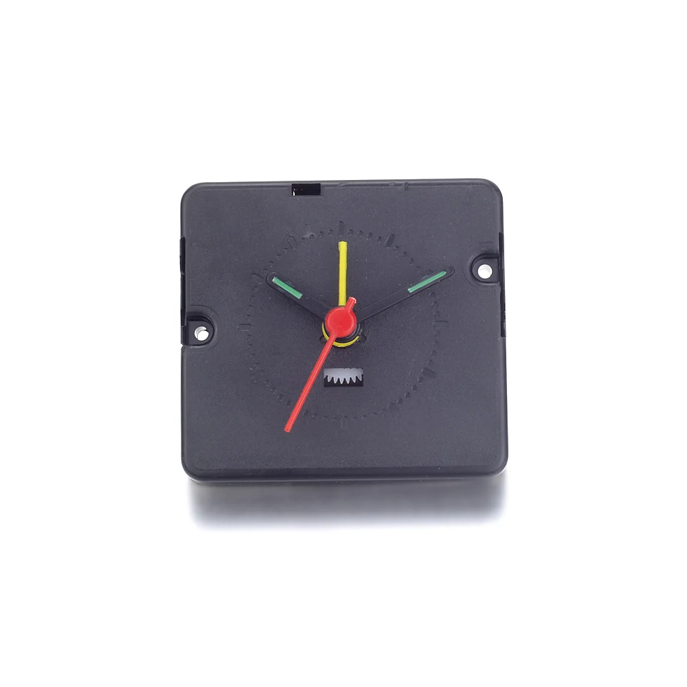 1Pcs Black Plastic Electronic Alarm Clock Movement Mechanism and Fittings DIY Replacement 55*50*15mm