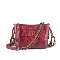 FENGE import crocodile leathe Female bag summer of new stray package  tide  fashion  women chain bag  Cross-body women bag