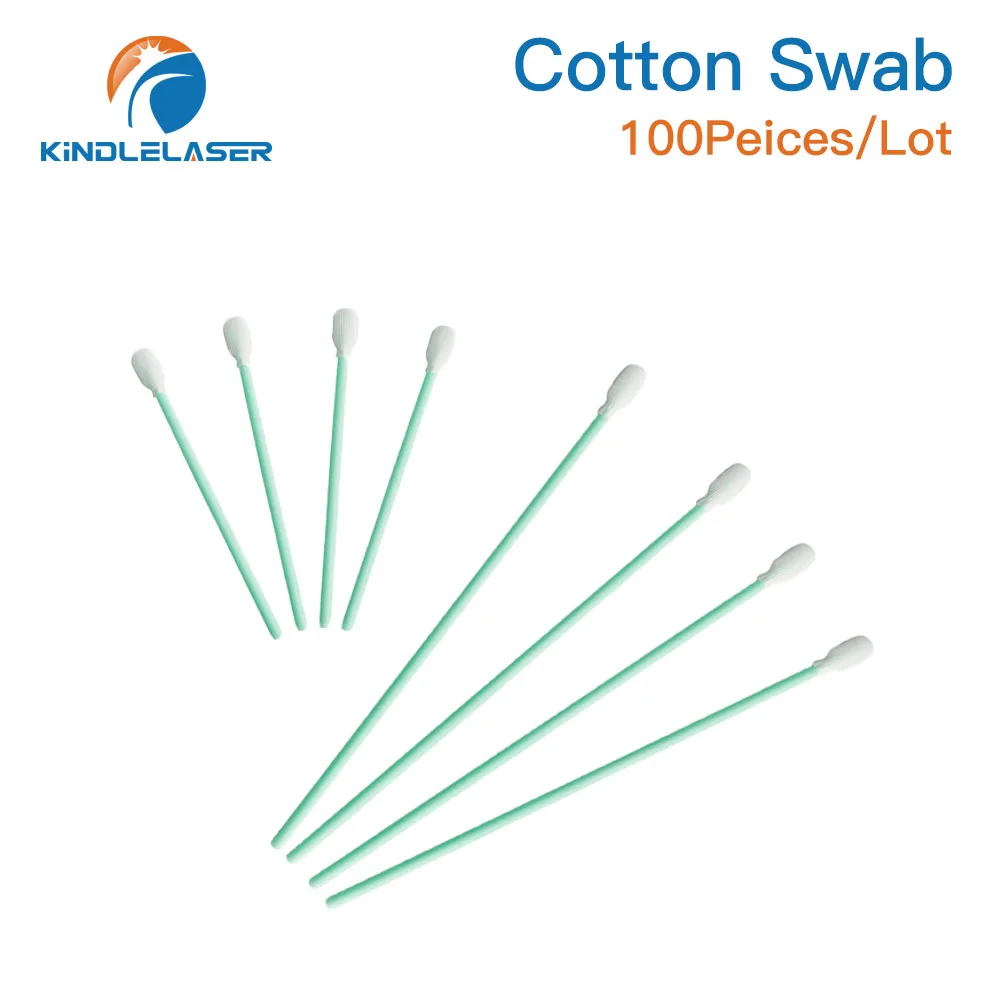 Tampone di cotone non tessuto di dimensione 70/100/100/121mm di KINDLELASER 160 pz/lotto a prova di polvere per la lente pulita del fuoco e le finestre protettive