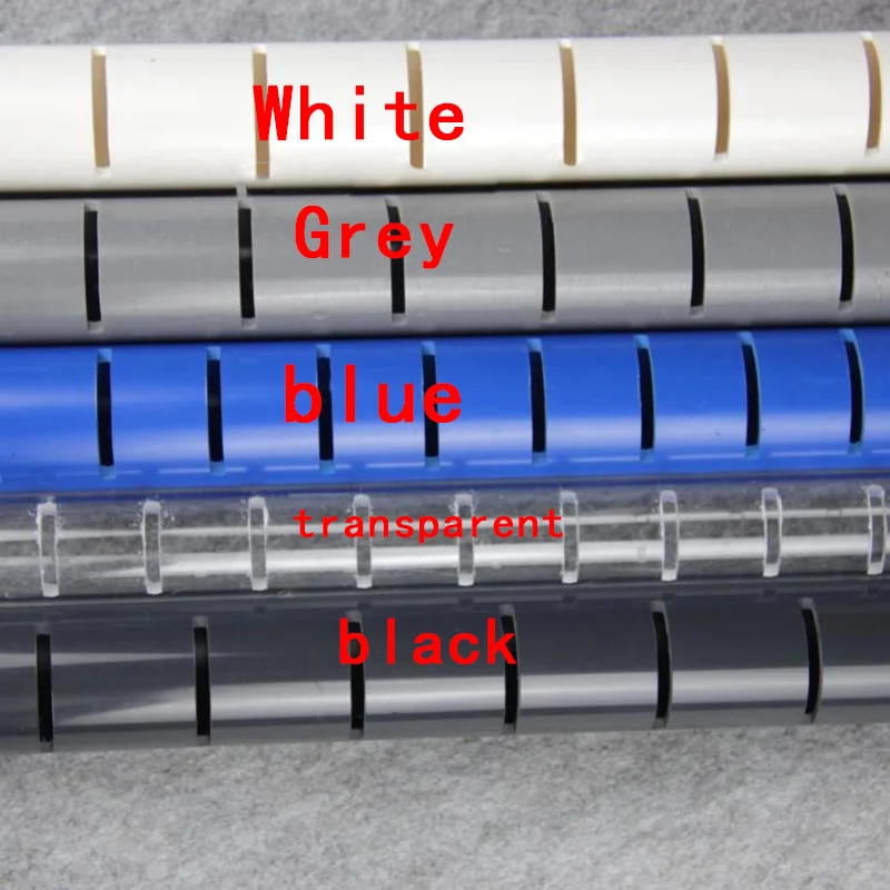 5 colori acquario tubo di pioggia tubo dell'acqua a goccia Downcomer Cess-Pipe acquario tubo in PVC filtro accessori tubo di scarico deluga 1 pz