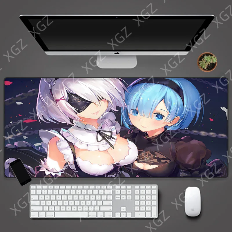 

YuzuoanXL Large Gaming Mouse Pad Computer Player PC Pad Cute Anime Keyboard Pad Promotional Pad High Quality Office Home Pad