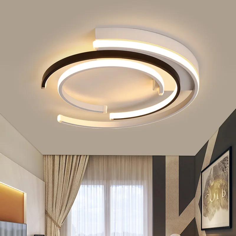 

Chandelier Lighting For Living Room Bedroom AC85-265V Modern Chandeliers Lustre Round Aluminum Ceiling Chandelier Lights