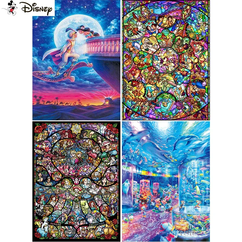 Disney  5D Diamond Pattern Rhinestone Needlework Diy Diamond Painting Cross Stitch 