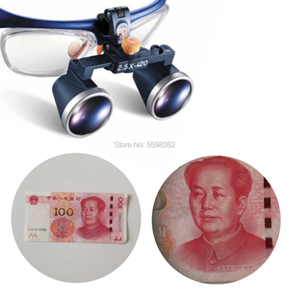 Imagem -05 - Lupa Binocular Médica Cirúrgica x x Óculos de Proteção